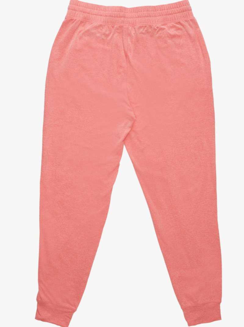 Strawberry Pink Heather Roxy Sun Might Shine Workout Pants | FYQKRH809