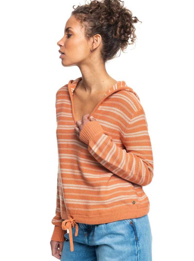 Sunburst Horizon Stripe Roxy Turning Out Sweater | YKVJZP953