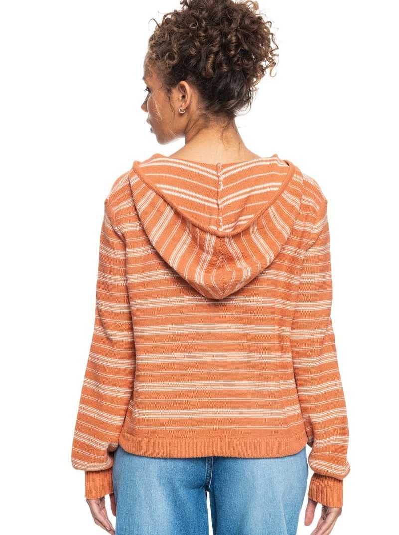 Sunburst Horizon Stripe Roxy Turning Out Sweater | YKVJZP953