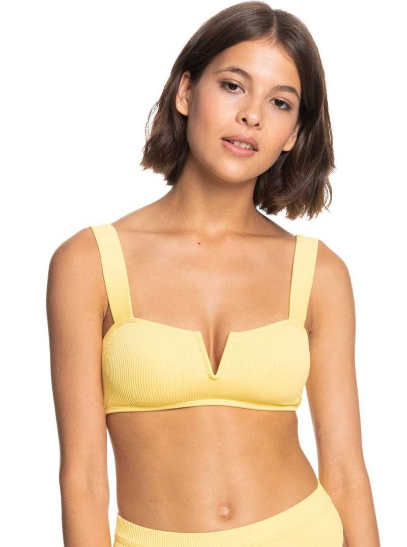 Sunshine Roxy Love The Coco V Bralette Bikini Top | PUXFVJ493