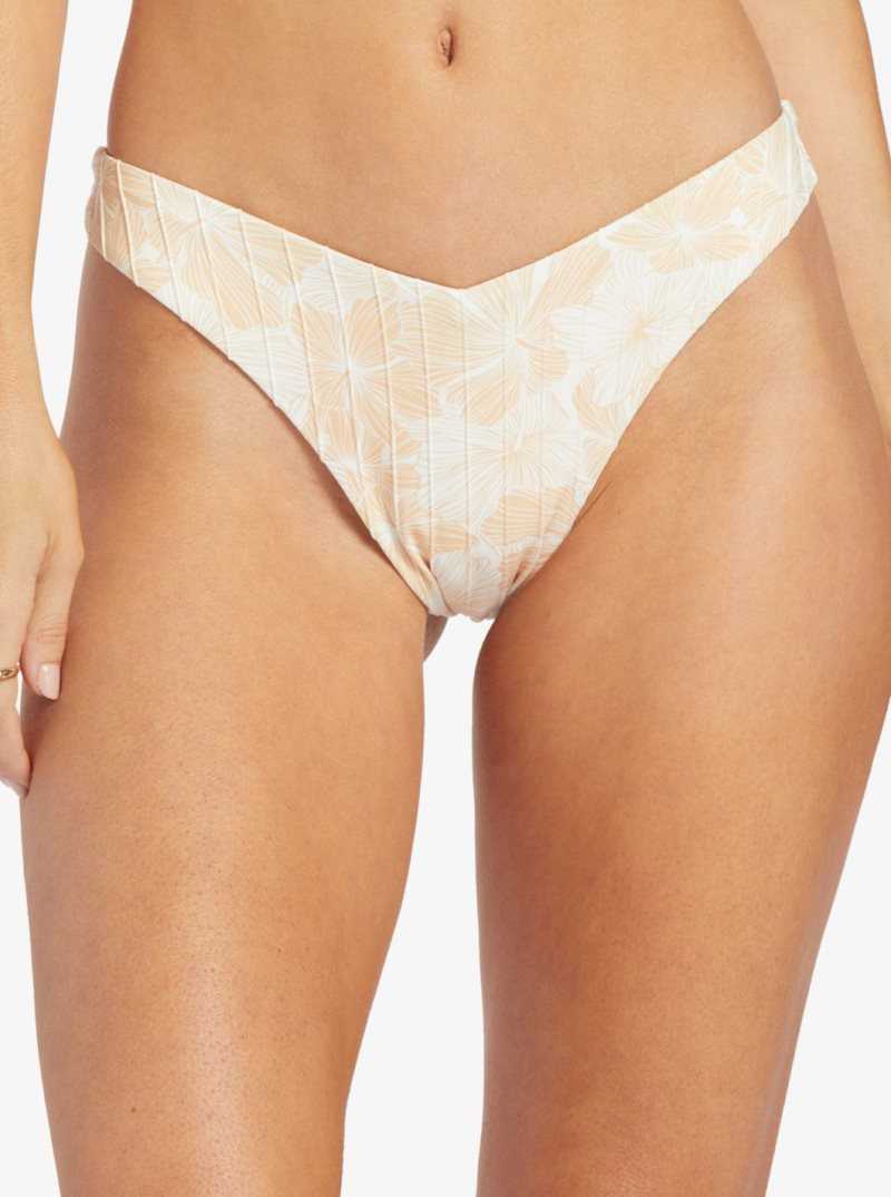 Tapioca Crazy Hibiscus Roxy Love The Sunseeker Bikini Bottoms | FCJWLI569