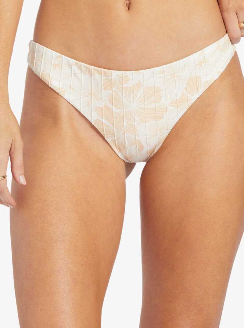 Tapioca Crazy Hibiscus Roxy Rib Love The Baja Bikini Bottoms | GXOCEM735