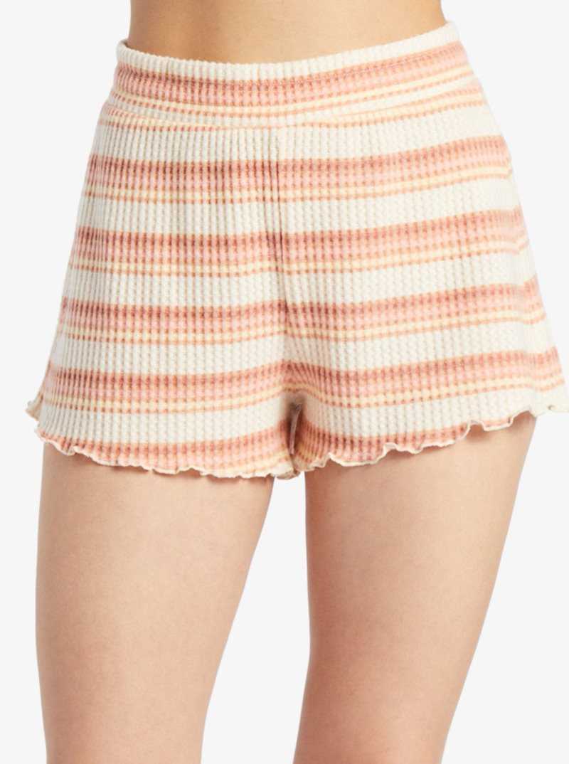 Tapioca Retro Rays Roxy Twilight Mood Printed Shorts | BXGTYD457