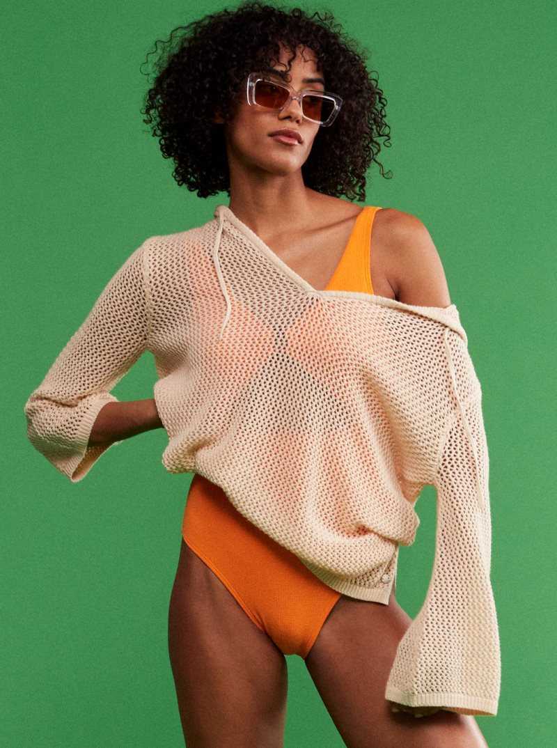 Tapioca Roxy After Beach Break Poncho Hoodie | ILAWHO057