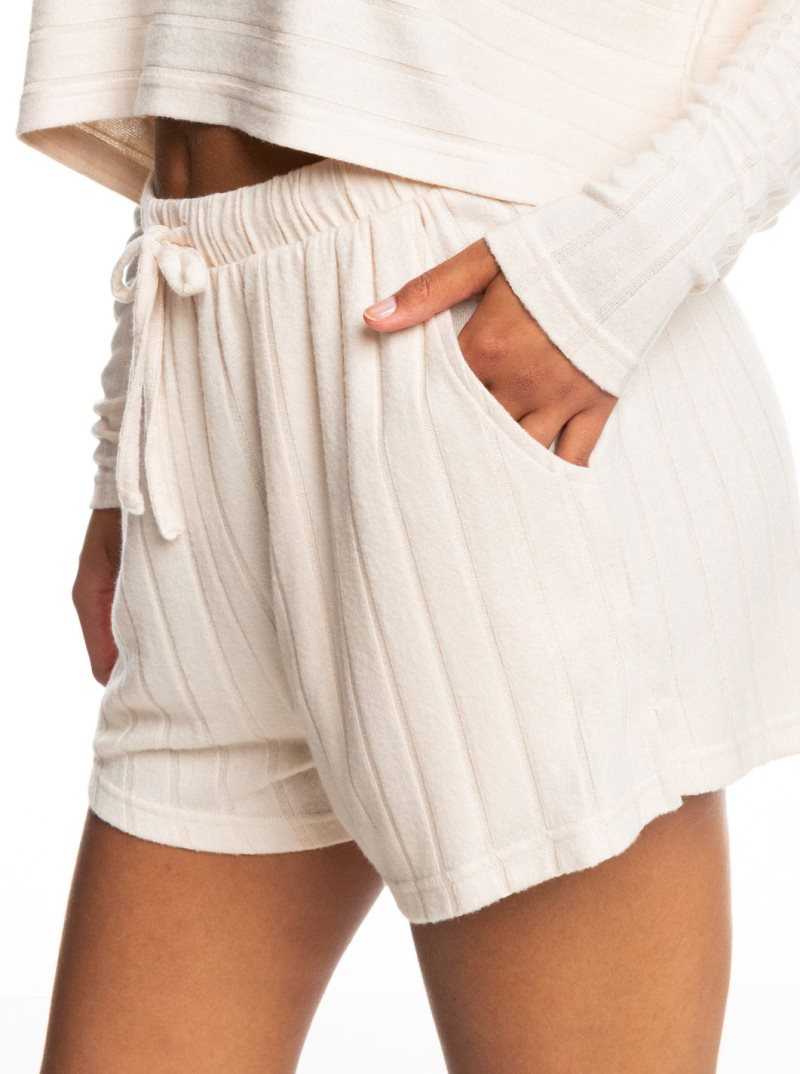 Tapioca Roxy Catch Me If You Can Wide Rib Shorts | KHMFVU682