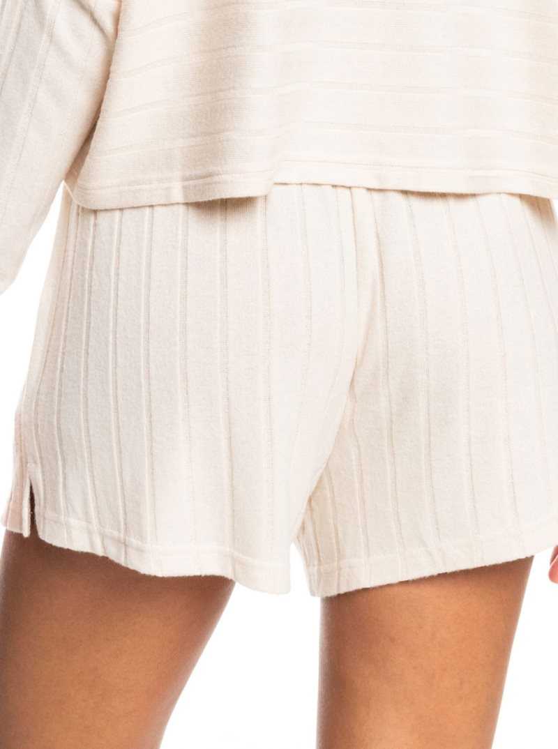 Tapioca Roxy Catch Me If You Can Wide Rib Shorts | KHMFVU682