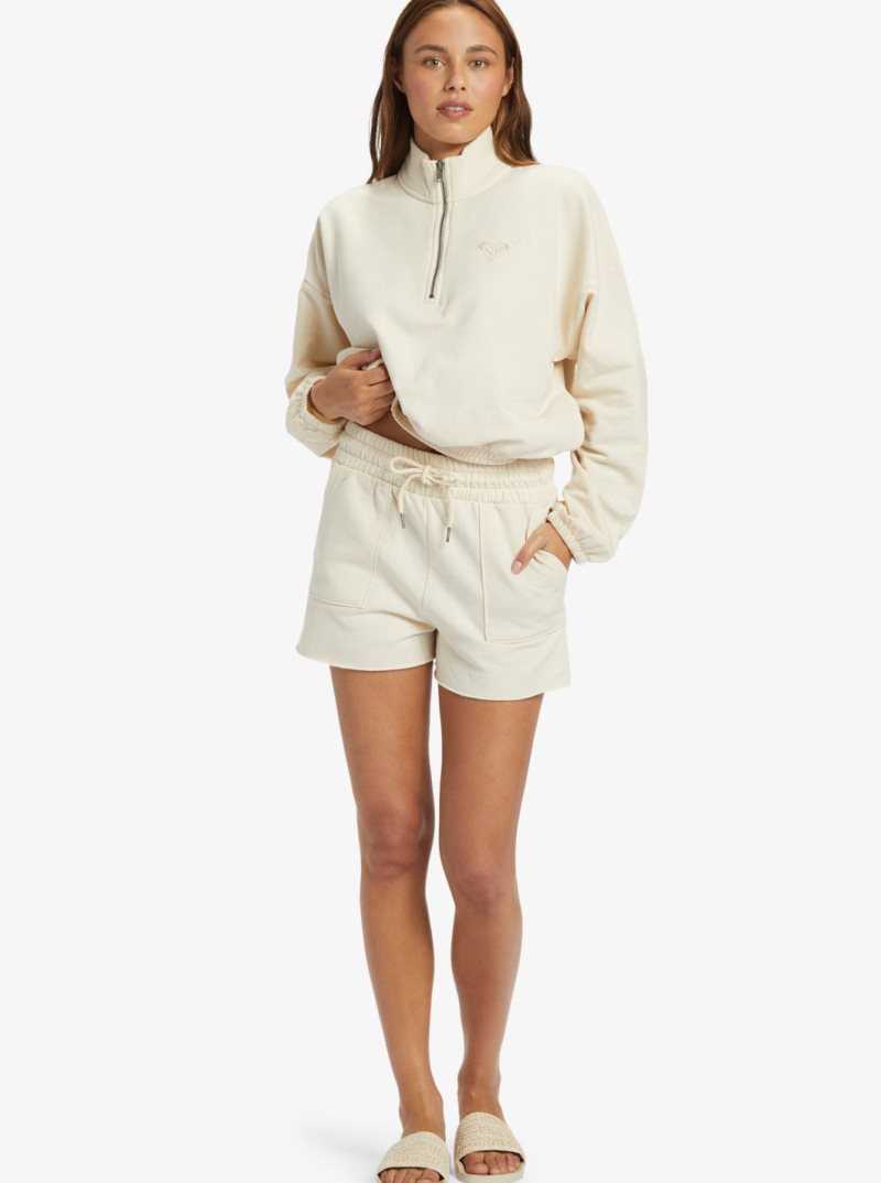 Tapioca Roxy Hike Short Sweatshirt Shorts | TKOAGN018