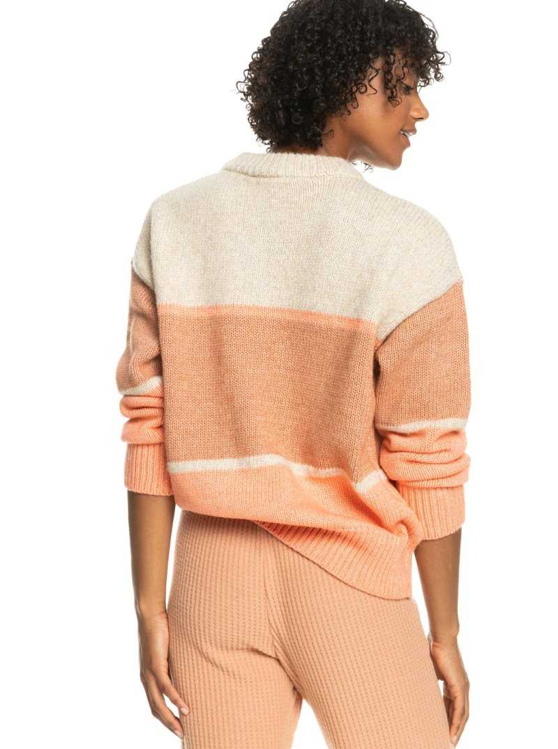 Tapioca Roxy Too Far Crew Neck Sweater | RPOQMF732