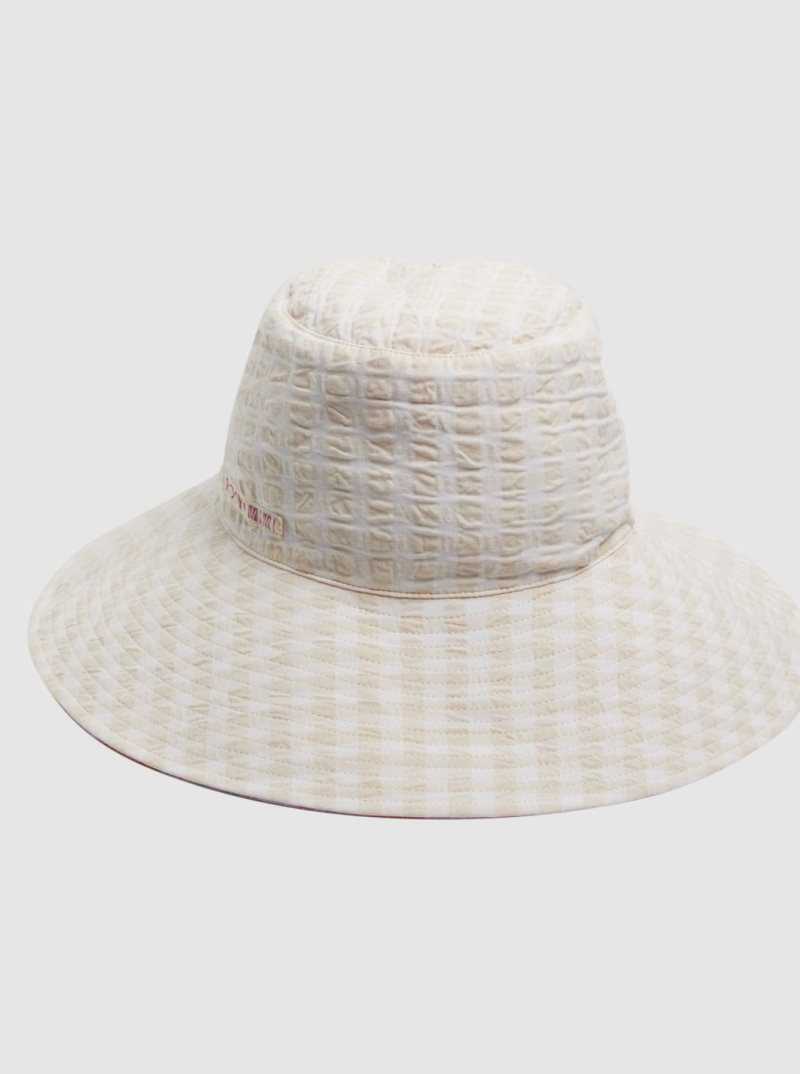 Tartan Times Mimis Lilac Roxy Little Wing Reversible Bucket Hat | VGZAMI084