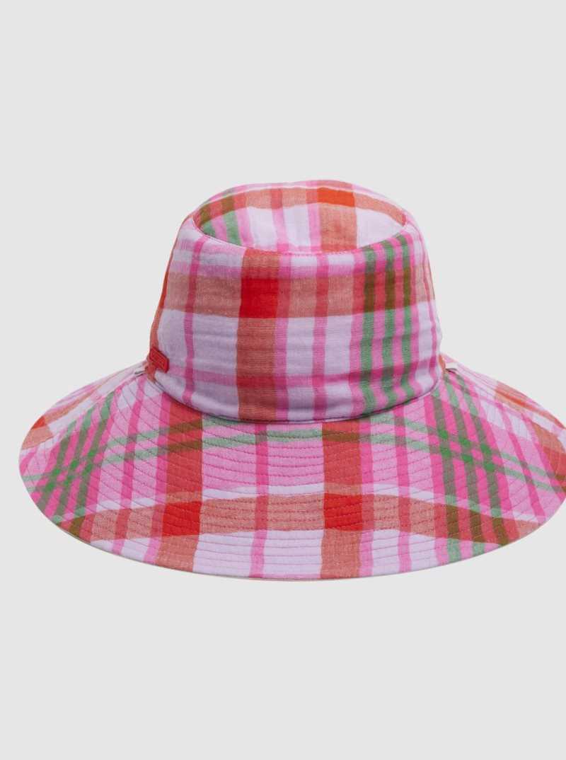 Tartan Times Mimis Lilac Roxy Little Wing Reversible Bucket Hat | VGZAMI084