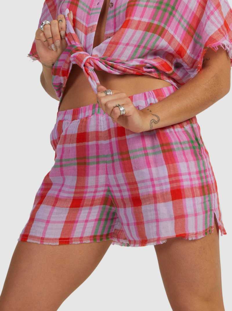 Tartan Times Mimis Lilac Roxy Tartan Times Shorts | RJWILP046