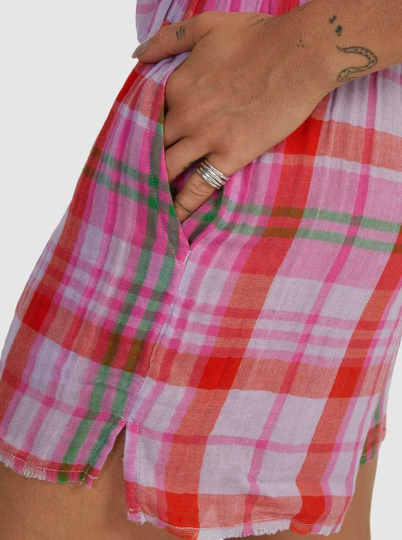 Tartan Times Mimis Lilac Roxy Tartan Times Shorts | RJWILP046