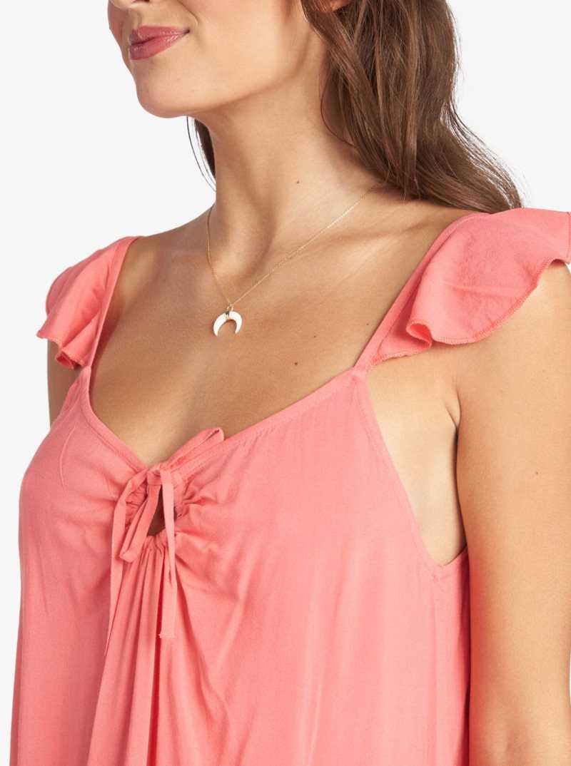 Tea Rose Roxy Future Thoughts Woven Strappy Mini Dress | BKOMLF306