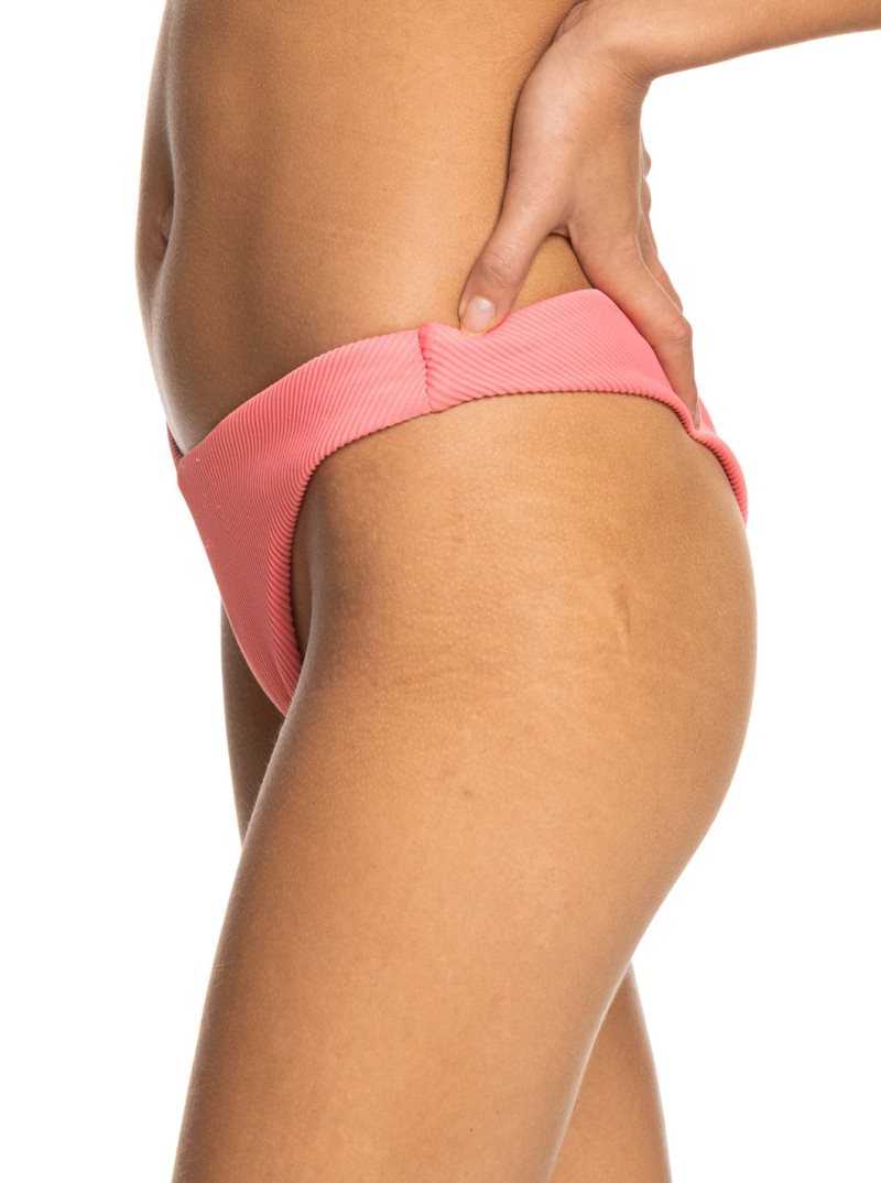 Tea Rose Roxy Love Cheeky Bikini Bottoms | KBDNAT467