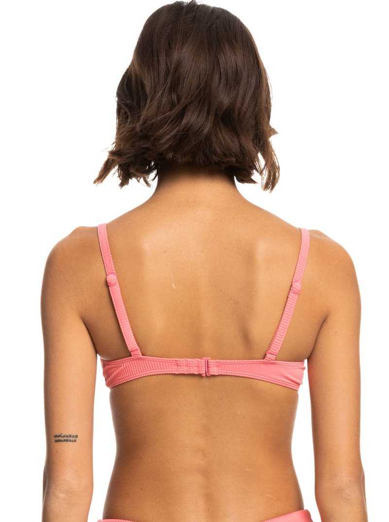 Tea Rose Roxy Love The Muse Bikini Top | XWYVDN649