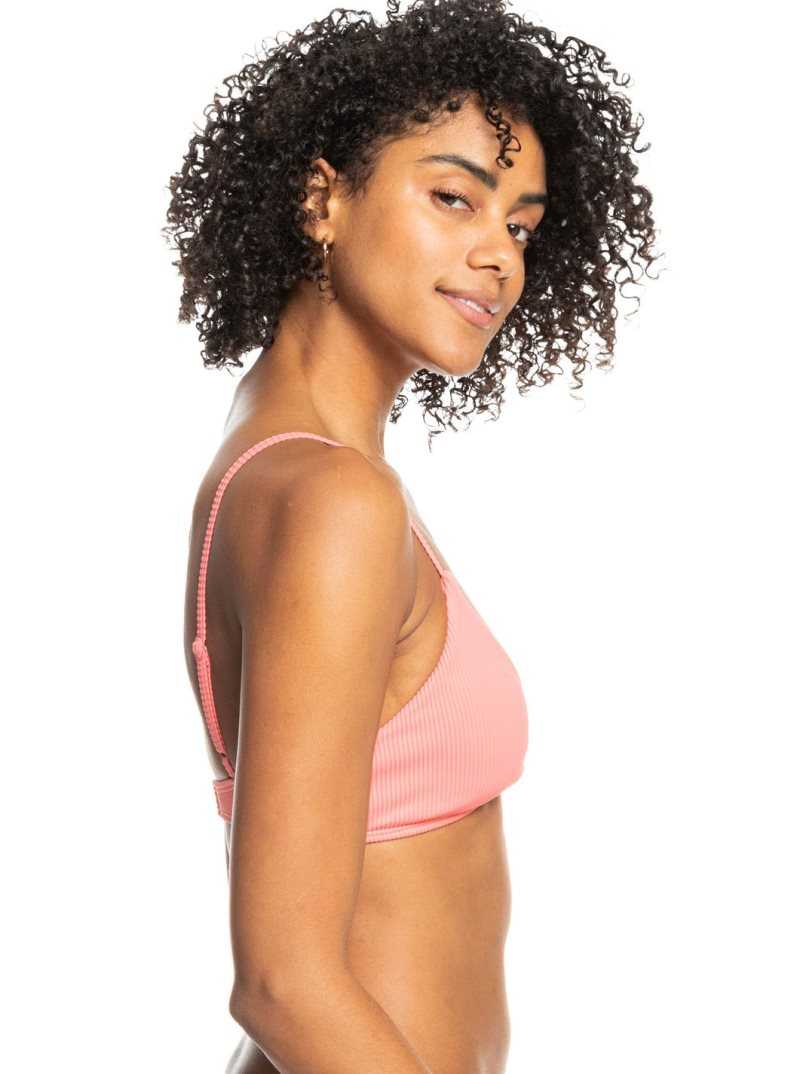 Tea Rose Roxy Love The Surf Knot Bikini Top | THLRBE618