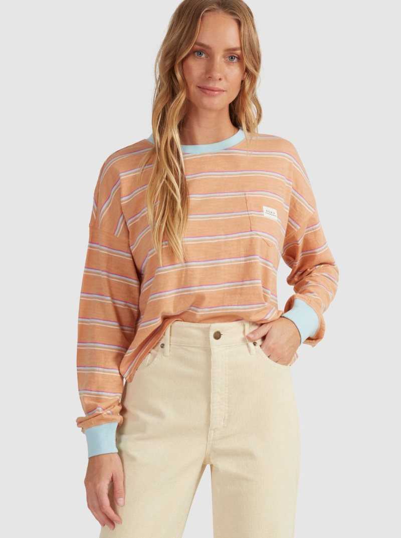 Toast Beach Bum Stripes Roxy Starry Sky Long Sleeve T-Shirt | MRTION320