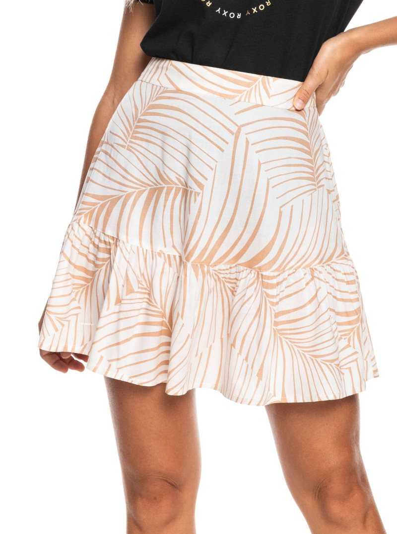 Toast Palm Tree Dreams Roxy Creative Moon Skirt | SHOPNC641