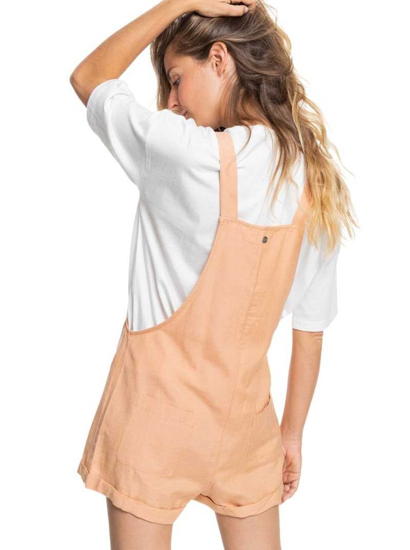 Toast Roxy Back To Goodbye Short Overalls | DTSWVB485