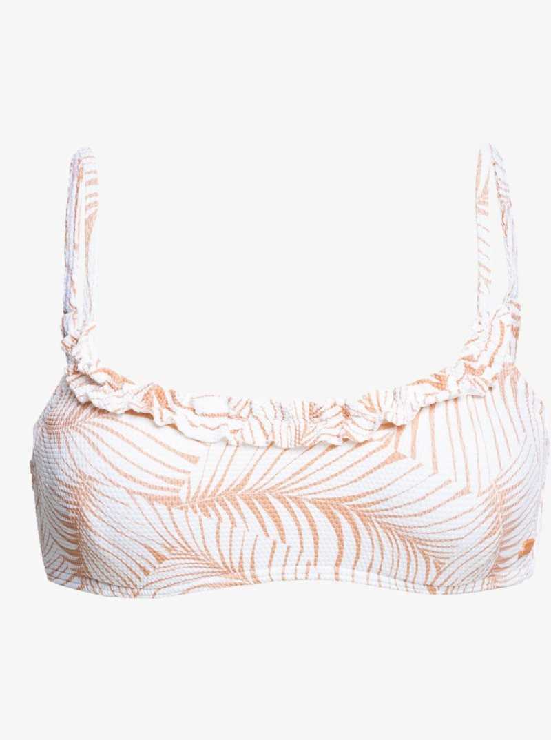 Toast S Palm Tree Roxy Palm Tree Dreams Underwired Bralette Bikini Top | BSZAUG912