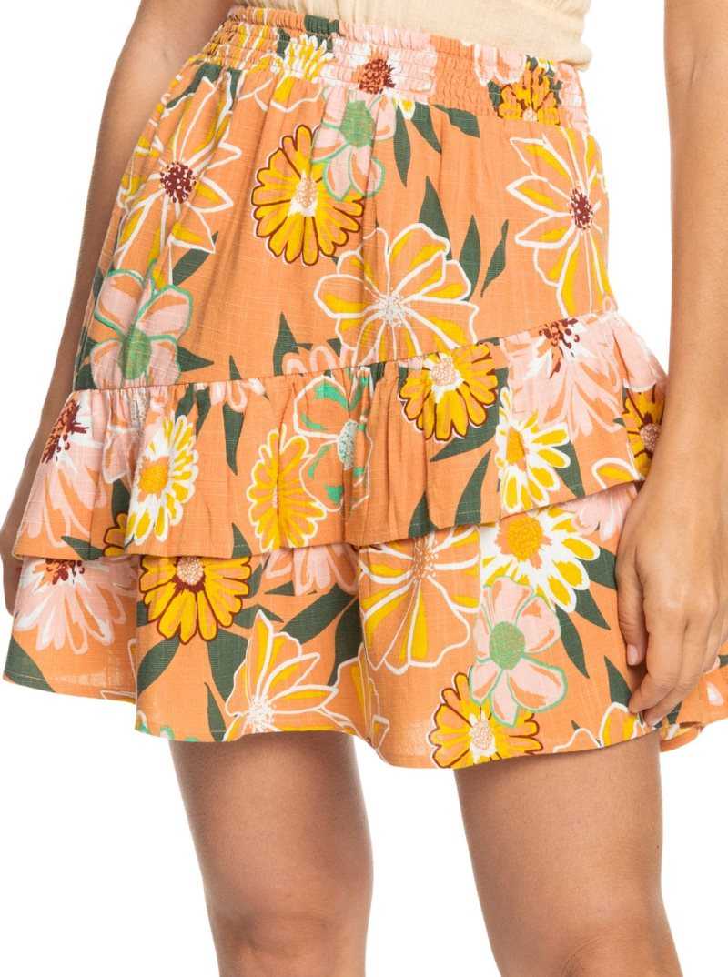 Toasted Nut Bloom Boogie Roxy Cosmic Glow Again Skirt | WGJZFQ306