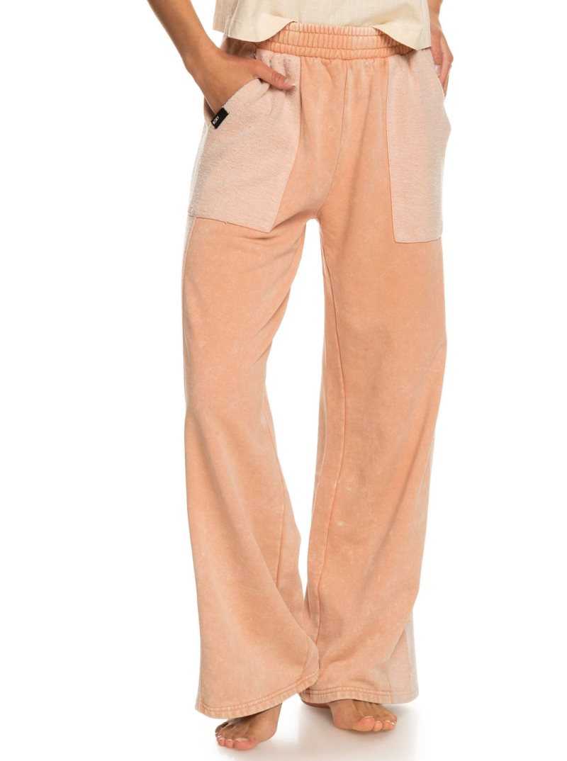 Toasted Nut Roxy Game Changer High-Waisted Sweatpants | BEKAZL967