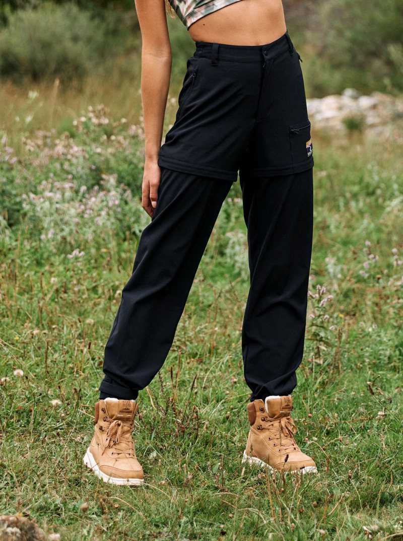 True Black Roxy Castle In The Snow Technical Pants | OFWZJX023