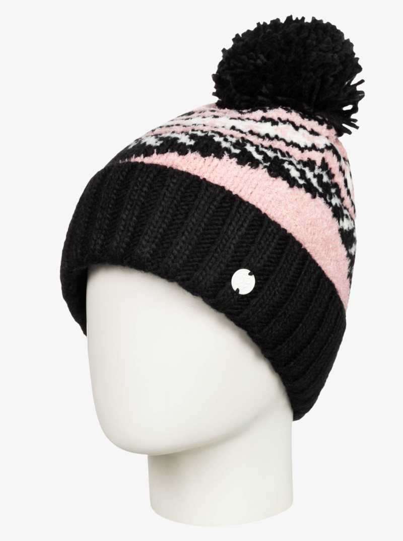 True Black Roxy Hateya Beanie | TVWKGS104