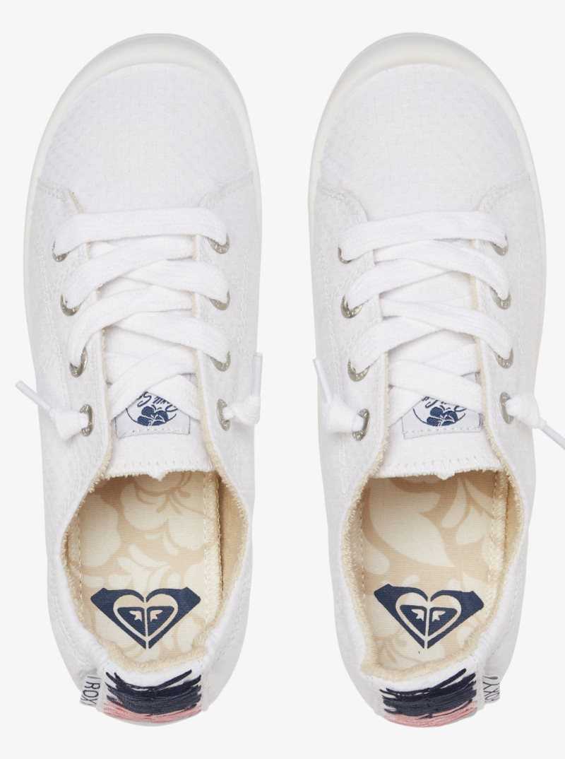 White Roxy Bayshore Shoes | VGMBWQ304