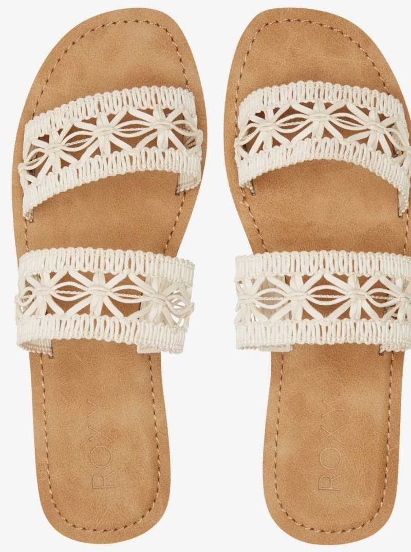 White Roxy Dafni Sandals | YLNUMA480