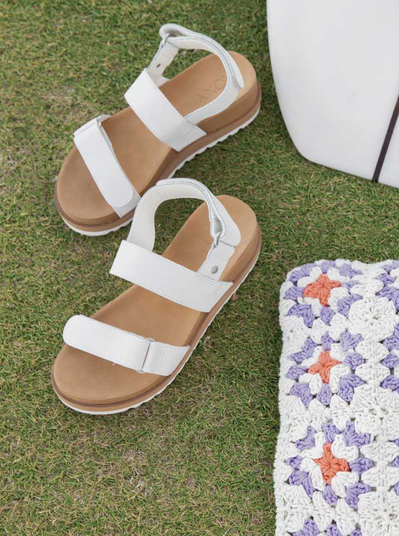 White Roxy Himari Sandals | RTVZGJ926