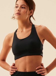 Anthracite Roxy Bold Moves Sports Bra | MVARXY957