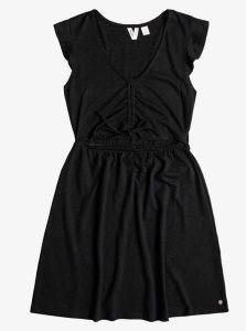 Anthracite Roxy Flirty Vibes Knit Dress | RYBGZA830