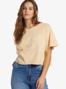 Beige Roxy Better Beach T-Shirt | TWSIHK316