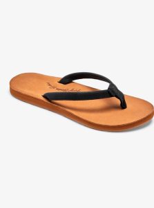 Black Roxy Lorraine Slim Sandals | XQRCYF891