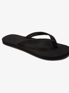 Black Roxy Malia Flip-Flops | YLZMWR928