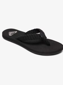 Black Roxy Porto Flip-Flops | MEHXTA014