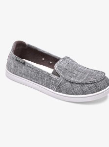 Black Wash Roxy Minnow Slip-On Shoes | NTFRJX530