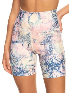 Bright White Concrete Jungle Roxy Kaileo High Waisted Biker Shorts | IECXRY580