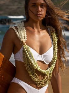 Bright White Roxy Love The Muse Bikini Top | MUAVEW314