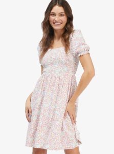 Brook Green Ditsy In Paradise Roxy Hello Petal Mini Long Sleeve Dress | NLZMST253