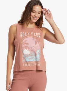 Cork Roxy Paradise View Sleeveless T-Shirt | DEAOLF439