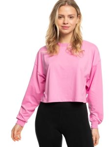 Cyclamen Roxy Naturally Active Long Sleeve T-Shirt | QWZYRP284