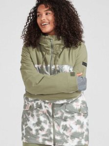 Deep Lichen Green Nimal Roxy Stated Insulated Snow Jacket | LZBHFC356