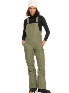 Deep Lichen Green Roxy Rideout Insulated Snow Bib Pants | LXUHRS786