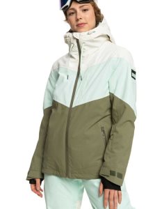 Deep Lichen Green Roxy Winter Haven Insulated Snow Jacket | LDBNSE591