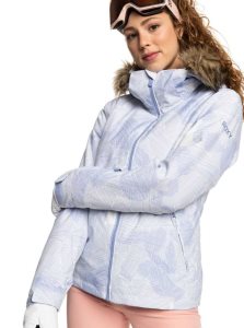 Egret Line Flowers Roxy Jet Ski Insulated Snow Jacket | XABCMY630