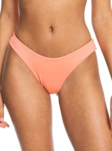 Fusion Coral Roxy Beach Classics High Leg Bikini Bottoms | NVEDZS190