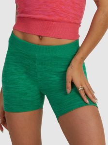 Green Dream Roxy Bold As Love Bike Shorts | PYGCDL529