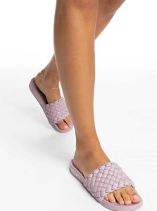 Lilac Roxy Slippy Puff Sandals | AODIYL784